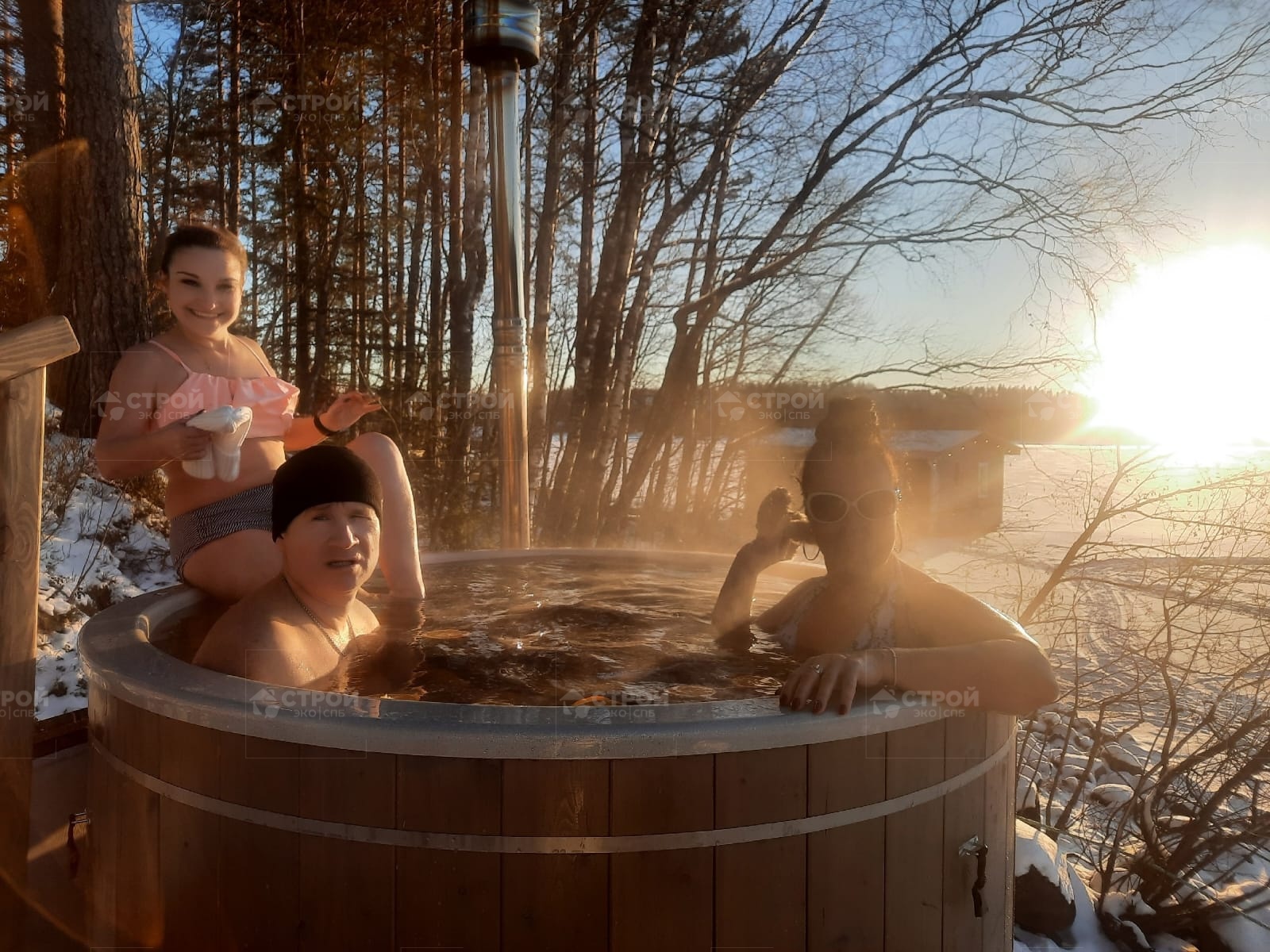 чан - купель с подогревом 2 метра